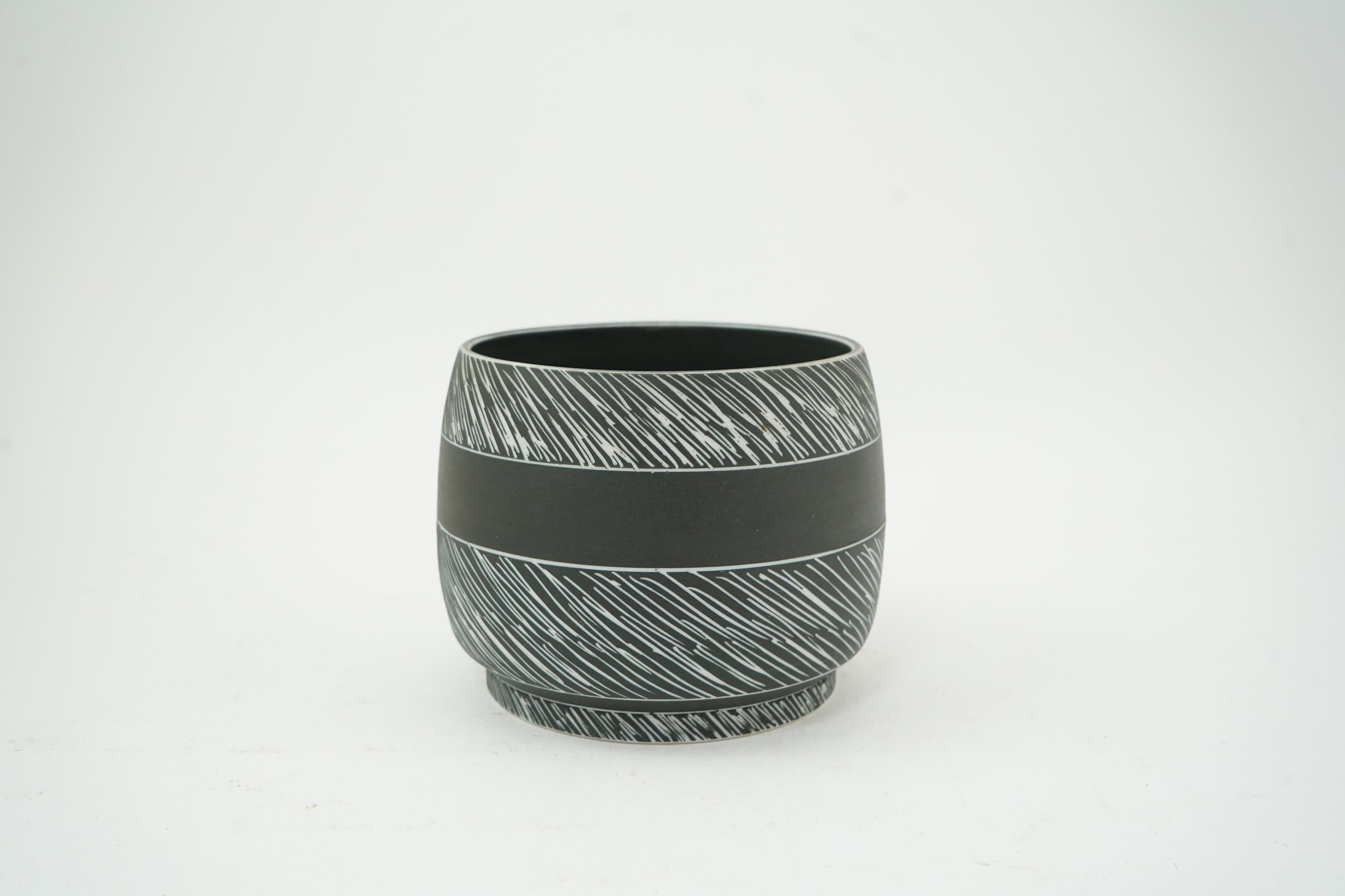 Julian Stair OBE (b. 1955): A porcelain cylindrical pot